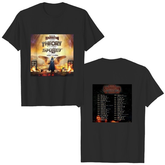 Gildan Other - Rock Resurrection Tour Theory Of A Deadman Skillet 2 Sided Unisex Shirt